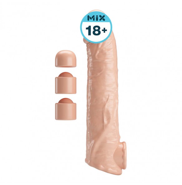 PRETTY LOVE - Celarus Extension Penis Sleeve (Skin Color)